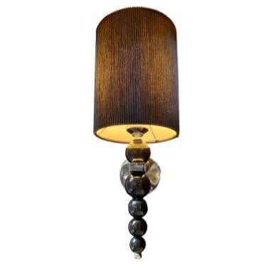 ELIANTE by Jainsons Lights | Metal Body Black Fabric Shade | Wall Light for Home, Office and Hotel | Without Bulb