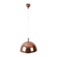 ELIANTE Modern Metal Single Hanging Light Copper Pendant Ceiling Light for Home, Dining Room, Bedroom, Living Room, Office Decor | by Jainsons Lights