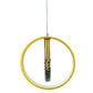 ELIANTE by Jainson Lights | Metal Gold Base Hanging Light | Metal Body Antique Gold Color| Inbuilt LED - 3 in 1 Color | CC-PH22-1 | Hanging Lights for Living Room