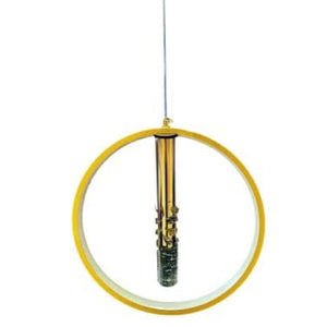 ELIANTE by Jainson Lights | Metal Gold Base Hanging Light | Metal Body Antique Gold Color| Inbuilt LED - 3 in 1 Color | CC-PH22-1 | Hanging Lights for Living Room