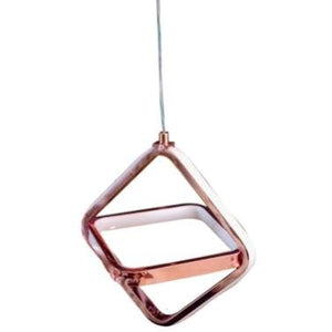 ELIANTE by Jainson Lights | PVC Rose Gold Base Hanging Light | PVC Body | Inbuilt LED - Warm White| CC-924-1 | Hanging Lights for Living Room
