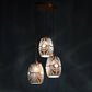 Racimo Brown Iron Hanging Lights - E27 holder - without Bulb - 2217-3LP