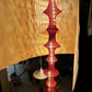 Hand-Crocheted Lattice Column Chandelier – A Statement Piece for Double-Height Interiors