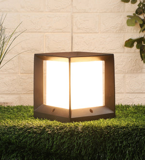 Grey Metal Outdoor Wall Light - 2408-MED - Included Bulb