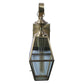 ELIANTE Gold Brass Base Transparent Glass Shade Wall Light - 2425-1W-Laltan - Bulb Included