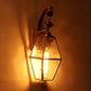 ELIANTE Gold Brass Base Transparent Glass Shade Wall Light - 2425-1W-Laltan - Bulb Included