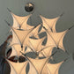 Tensile Fabric Starburst Chandelier – A Sculptural Statement for Double-Height Lobbies