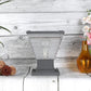 ELIANTE Grey Aluminium Outdoor Gate Light - 253-SQ-S