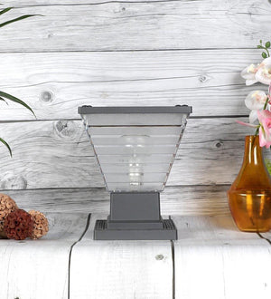 ELIANTE Grey Aluminium Outdoor Gate Light - 253-SQ-S