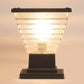 ELIANTE Grey Acrylic Outdoor Gate Light - 253- SQ- B-1