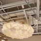 Crushed Fabric Cloud Chandelier – A Statement Piece for Double-Height Lobbies