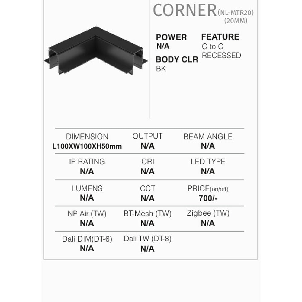 Recessed Corner C-to-C
