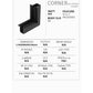 Recessed Corner W-to-C