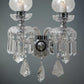 JSPHILO 3-168-2xE14 Shine Crystal Wall Light