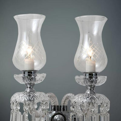 JSPHILO 3-168-2xE14 Shine Crystal Wall Light