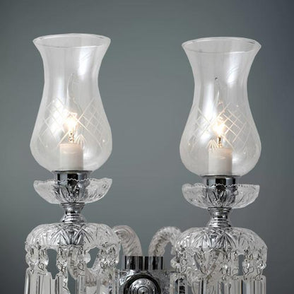 JSPHILO 3-168-2xE14 Shine Crystal Wall Light
