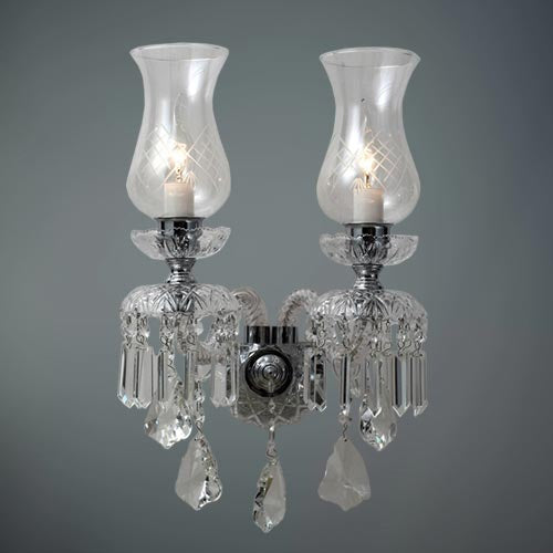JSPHILO 3-168-2xE14 Shine Crystal Wall Light