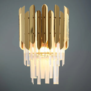 JSPHILO-3-183-2xE-14 Crystal Wall Light