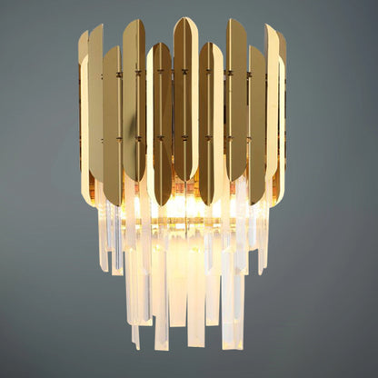 JSPHILO-3-183-2xE-14 Crystal Wall Light