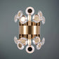 JSPHILO 3-214-2xE14 Shine Crystal Wall Light