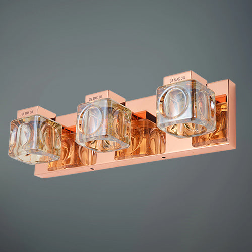 JSPHILO 3-215-3xG9 Shine Crystal Mirror Light