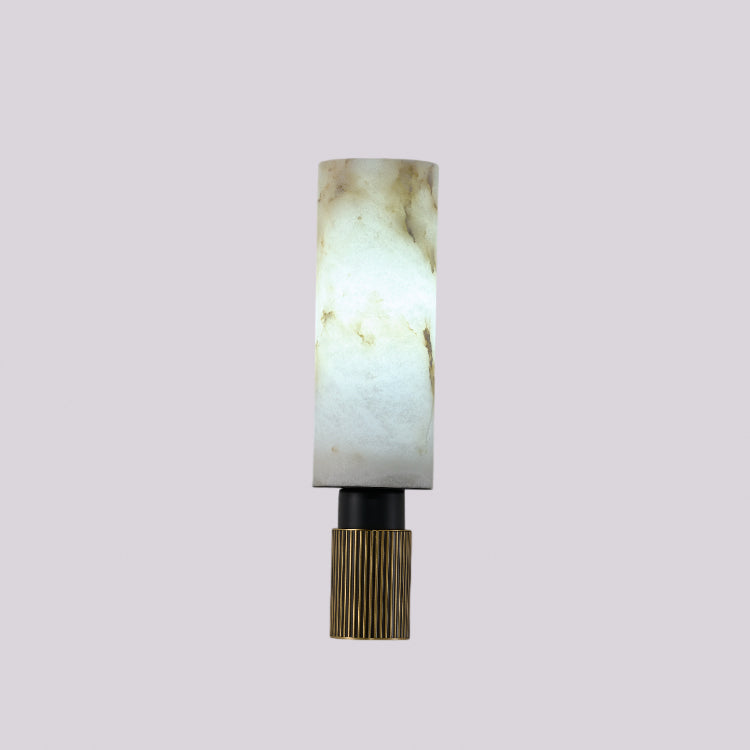 JSPHILO-3-325-1xE27 - Black Gold & Marble Metal+Glass Marble Wall Light