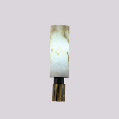 JSPHILO-3-325-1xE27 - Black Gold & Marble Metal+Glass Marble Wall Light
