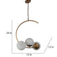 Eliante by Jainsons Lights-Modern Hanging Lights-3011-3LP-E27 holder