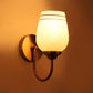 ELIANTE Gold Iron Base White White Shade Wall Light - 3017-1W - Bulb Included