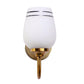 ELIANTE Gold Iron Base White White Shade Wall Light - 3017-1W - Bulb Included