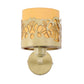 ELIANTE Cream Iron Base Yellow White Shade Wall Light - 3026-1W - Bulb Included