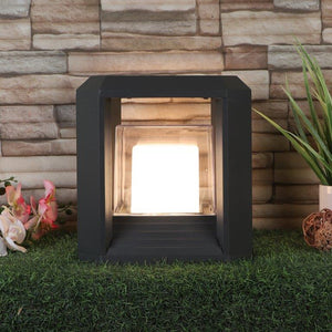 ELIANTE Grey Iron Gate Light- 3030-GL-LED - Inbuilt LED