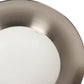 Sliver Metal Ceiling Light - 3088-S-SN - Included Bulb