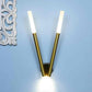 Zephyr Gold Iron Wall Light  | Inbuilt CFL |  | Eliante by Jainsons Lights
