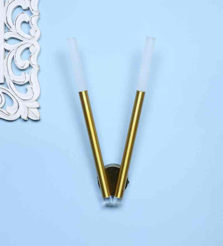Zephyr Gold Iron Wall Light  | Inbuilt CFL |  | Eliante by Jainsons Lights