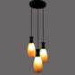 ELIANTE Black Metal Hanging Light by Jainsons Lights - Without Bulb - BELAN-GLASS-3LP-HL | by Jainsons Lights