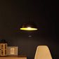 ELIANTE -Modern Black - Orange Metal Single Hanging Pendant Ceiling Scone Lamp Lights - P5-BK-Orange-Small - Without Bulb | by Jainsons Lights