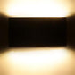 ELIANTE - Black Metal Outdoor Wall Light - 42106-WW-BK-UP+DN - by Jainsons Lights - Inbuit LED | by Jainsons Lights