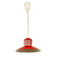 ELIANTE Fitful Red Iron Hanging Lights by Jainsons Lights - Apollo-Delux-Red-Big - Without Bulb | by Jainsons Lights