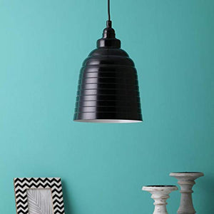 ELIANTE Modern Metal Hanging Light Black Pendant Ceiling Light Lamp | by Jainsons Lights