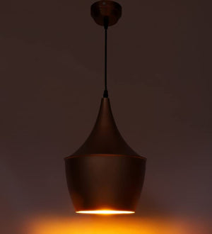ELIANTE Red Net Hanging Light by Jainsons Lights - Without Bulb - Dholak-RD-COP | by Jainsons Lights