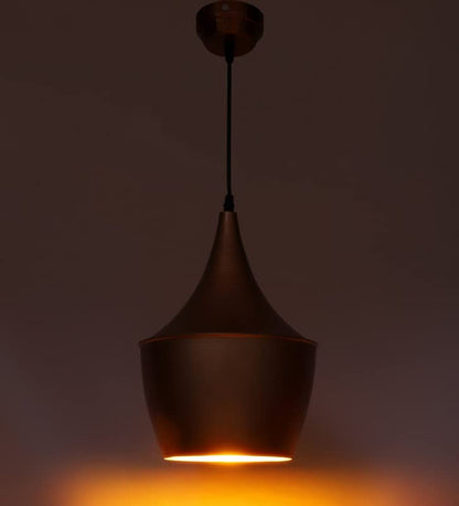 ELIANTE Red Net Hanging Light by Jainsons Lights - Without Bulb - Dholak-RD-COP | by Jainsons Lights