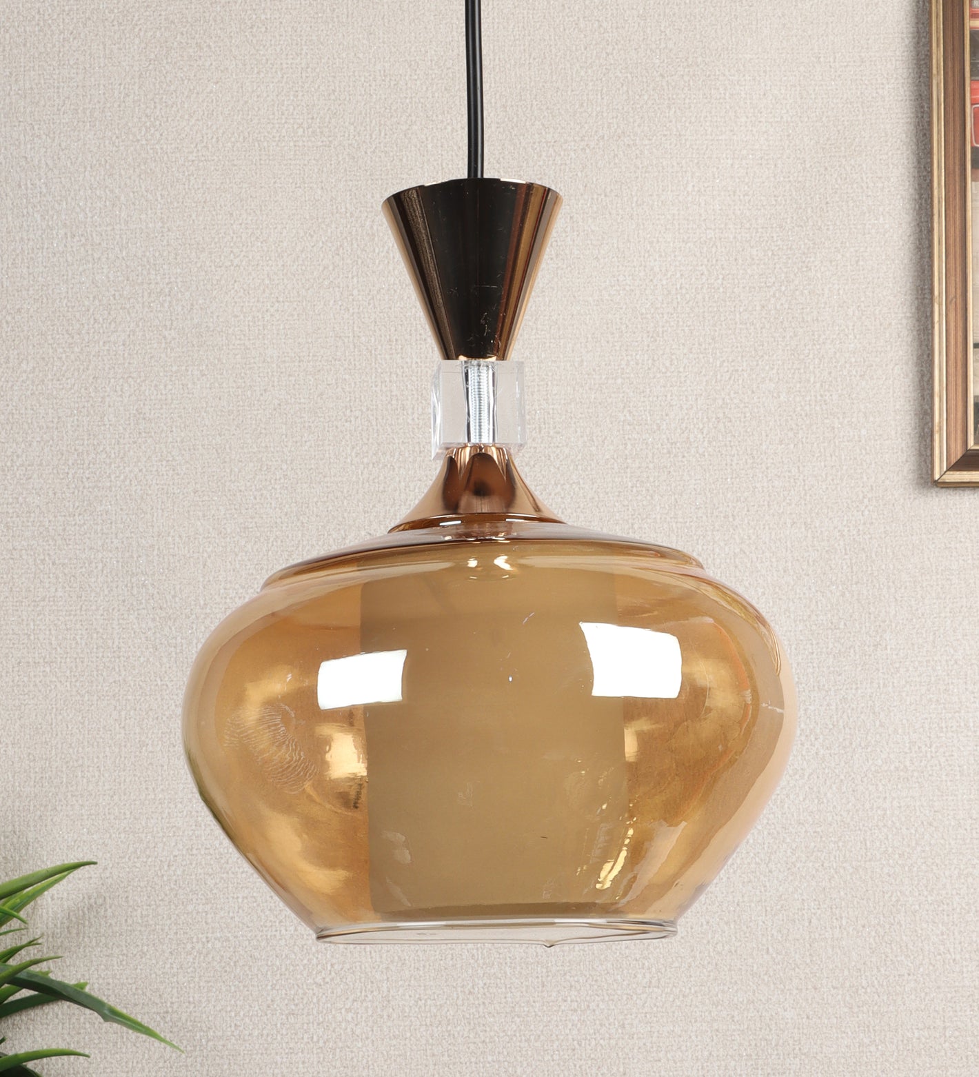 Eliante by Jainsons Lights | Gold Iron Hanging Light | 3171-HL