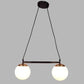 ELIANTE Traditional Black Wood Hanging Lights by Jainsons Lights - Js-643-2Lp - Without Bulb | by Jainsons Lights