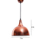 ELIANTE Gold Metal Hanging Light by Jainsons Lights - Without Bulb - 10"-Shade-Copper | by Jainsons Lights