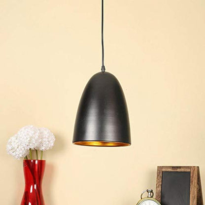 ELIANTE -Modern Black Gold Metal Hanging Light by Jainsons Lights - HL-012-HL-BK-GD - Without Bulb | by Jainsons Lights