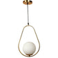 ELIANTE Oro Iron Hanging Light Gold for Living Room, Bedroom, Dining Room, Kitchen | by Jainsons Lights