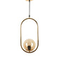 ELIANTE Metal Hanging Light Gold for Living Room, Bedroom, Dining Room, Kitchen | by Jainsons Lights
