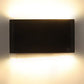 ELIANTE - Black Metal Outdoor Wall Light - 42106-WW-BK-UP+DN - by Jainsons Lights - Inbuit LED | by Jainsons Lights