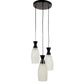 ELIANTE Black Metal Hanging Light by Jainsons Lights - Without Bulb - BELAN-GLASS-3LP-HL | by Jainsons Lights